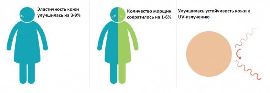 Рис. 1. Основные результаты эксперимента (24 недели).